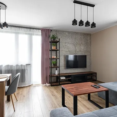Loftowy, 3-pokojowy Apartament W Pieknej Okolicy Apartmán *
